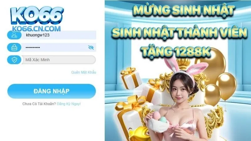 Hướng dẫn tân binh đăng nhập KO66 trên thiết bị